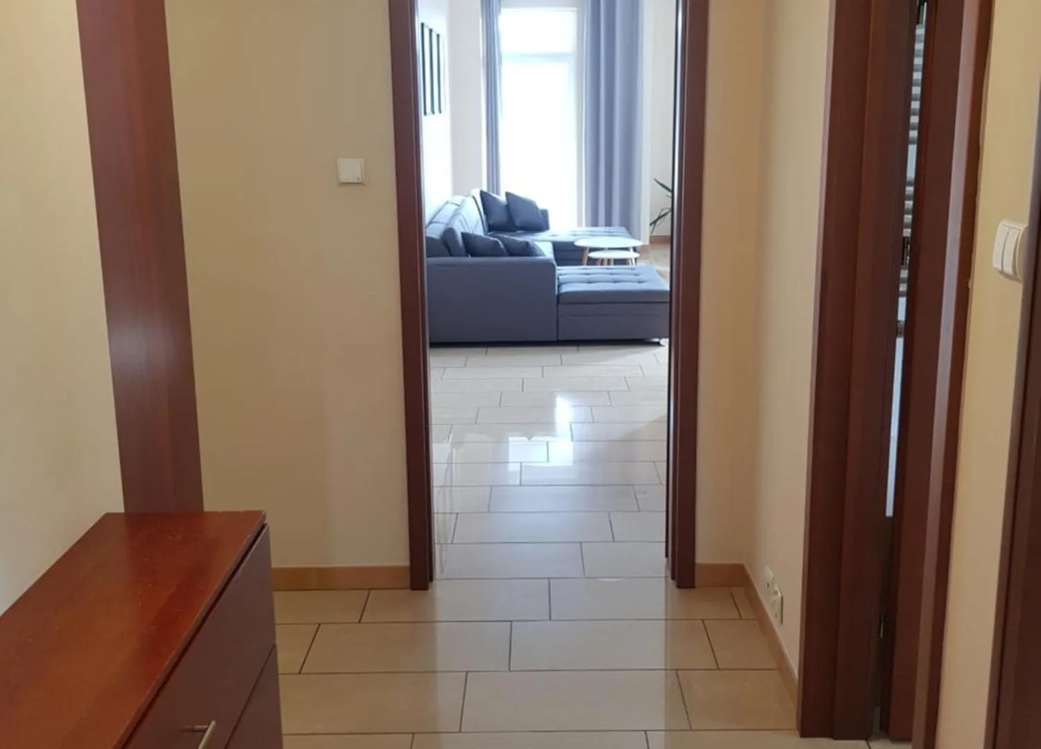 Duzy Przestronny Apartament Z Darmowym Parkingiem I Dwoma Balkonami 华沙 公寓